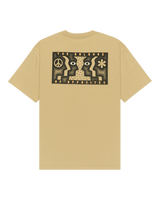 Face To Face T-Shirt in Khaki
