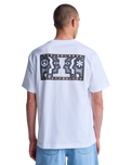 The RVCA Mens Face To Face T-Shirt in White
