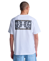 The RVCA Mens Face To Face T-Shirt in White