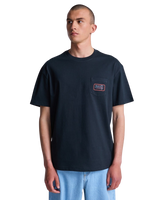 The RVCA Mens Stingbay Pocket T-Shirt in Black
