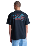 The RVCA Mens Stingbay Pocket T-Shirt in Black