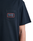 The RVCA Mens Stingbay Pocket T-Shirt in Black