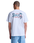 The RVCA Mens Stingbay Pocket T-Shirt in White
