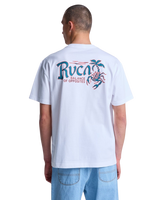 The RVCA Mens Stingbay Pocket T-Shirt in White