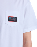 The RVCA Mens Stingbay Pocket T-Shirt in White