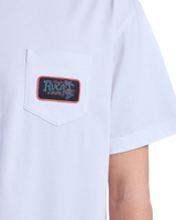 The RVCA Mens Stingbay Pocket T-Shirt in White
