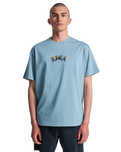 The RVCA Mens Olde Rvca T-Shirt in Lead