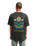 The RVCA Mens Iris T-Shirt in Pirate Black