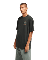 The RVCA Mens Iris T-Shirt in Pirate Black