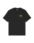 The RVCA Mens Iris T-Shirt in Pirate Black