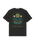 The RVCA Mens Iris T-Shirt in Pirate Black