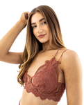 The Free People Womens Adella Bralette in Copper