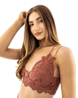 The Free People Womens Adella Bralette in Copper