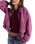 The Free People Womens Birdie Washed Jacket in Roan Rouge