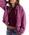 The Free People Womens Birdie Washed Jacket in Roan Rouge