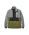 Woodland 1/2 Zip Polartec® Fleece Jacket in Grey Marl & Khaki