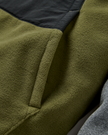 Woodland 1/2 Zip Polartec® Fleece Jacket in Grey Marl & Khaki