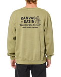 The Katin Mens Hotline Sweatshirt in Covert Green