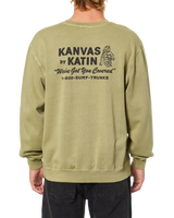 The Katin Mens Hotline Sweatshirt in Covert Green