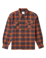 The Katin Mens Shiloh Flannel Shirt in Brick