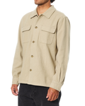 The Katin Mens Shiloh Flannel Shirt in Vintage Khaki