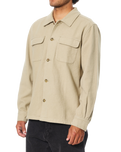 The Katin Mens Shiloh Flannel Shirt in Vintage Khaki