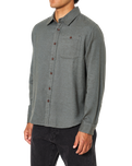 The Katin Mens Twiller Flannel Shirt in Trooper