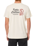 The Katin Mens Claw T-Shirt in Vintage White