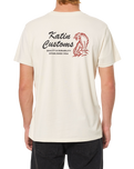 The Katin Mens Claw T-Shirt in Vintage White