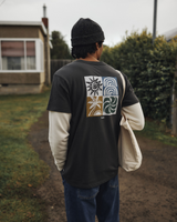 Realm T-Shirt in Black Wash