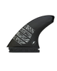 The Futures Fins Alpha Vector 3/2 Large Fins in Carbon & Silver