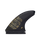 The Futures Fins Alpha Vector 3/2 Medium Fins in Carbon & Gold