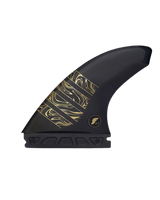 The Futures Fins Alpha Vector 3/2 Medium Fins in Carbon & Gold