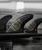 The Futures Fins Alpha Vector 3/2 Medium Fins in Carbon & Gold