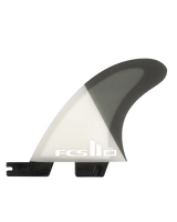 The FCS II Al Merrick Large PC Tri Fins in Grey