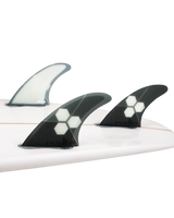 The FCS II Al Merrick Large PC Tri Fins in Grey