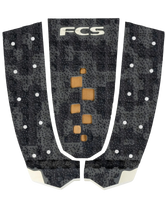 The FCS Barron Deck Grip in Black & Brass