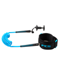 The FCS Bicep Bodyboard Leash in Black & Blue