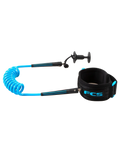 The FCS Wrist Bodyboard Leash in Black & Blue