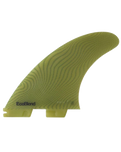 The FCS FCS II Carver Neo Glass Medium Tri Fins in Eucalyptus