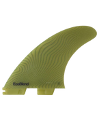 The FCS FCS II Carver Neo Glass Medium Tri Fins in Eucalyptus