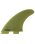 The FCS FCS II Carver Neo Glass Medium Tri Fins in Eucalyptus