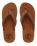 The Foamlife Mens Seales Mens Flip Flops in Tan & Tan