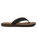 The Foamlife Mens Mully Cork Flip Flops in Black