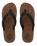 The Foamlife Mens Mully Cork Flip Flops in Black