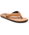 The Foamlife Mens Mully Cork Flip Flops in Tan