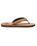 The Foamlife Mens Mully Cork Flip Flops in Tan