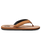 The Foamlife Mens Mully Cork Flip Flops in Tan