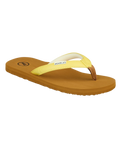 The Foamlife Womens Seales SC Flip Flops in Sunkiss Yellow