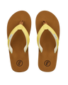 The Foamlife Womens Seales SC Flip Flops in Sunkiss Yellow
